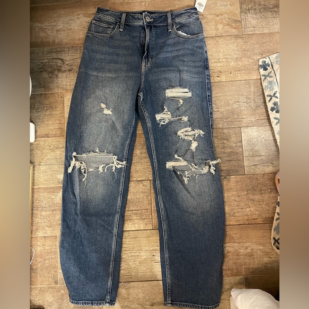 Distressed Hollister Blue Denim Jeans size 30R